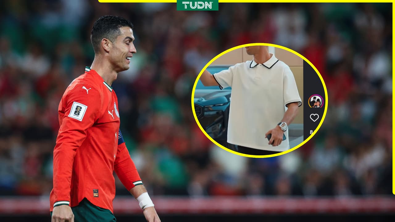 ¿Festejo? El nuevo look de CR7 tras histórico récord en eliminatorias