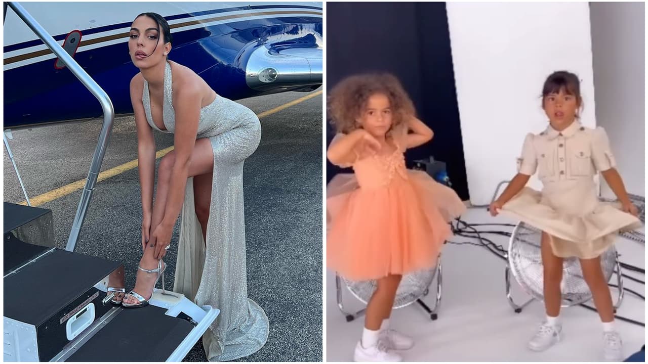 Hijas de Georgina Rodríguez heredaron su gusto por los zapatos: 'lucieron' un par de 1,000 dólares