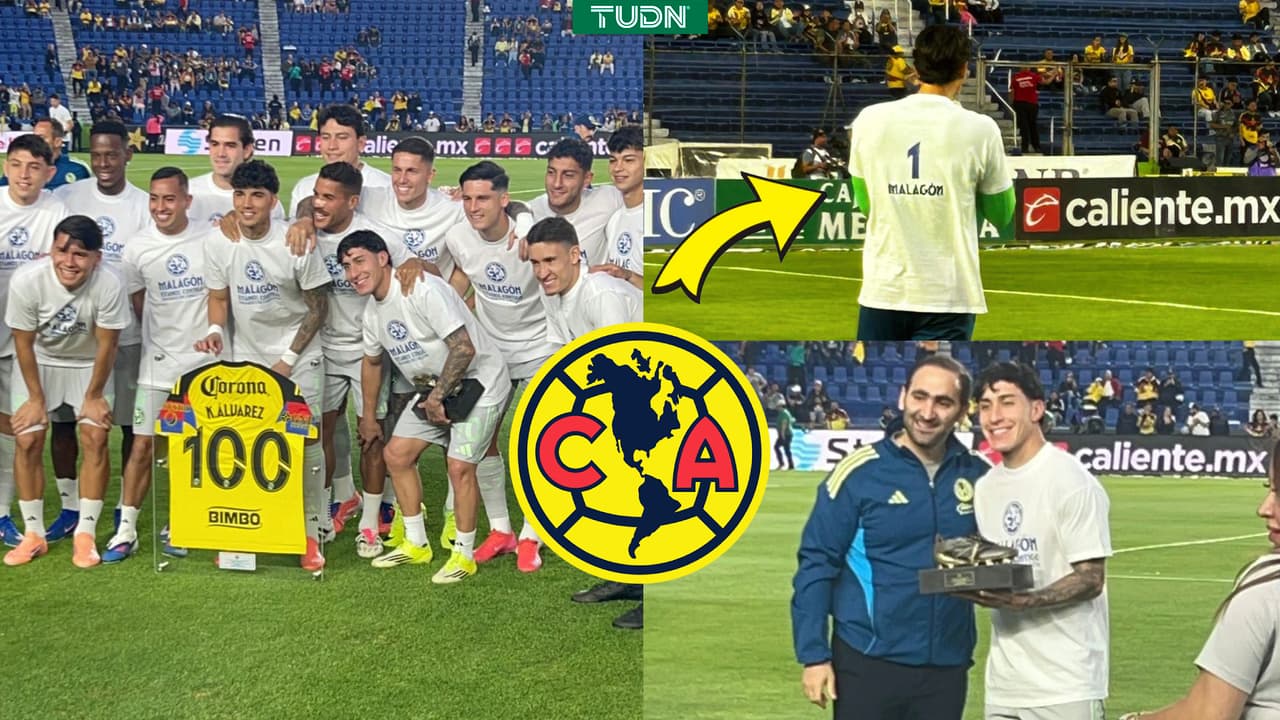 América apoya a Malagón y homenajea a Kevin Álvarez y Zendejas
