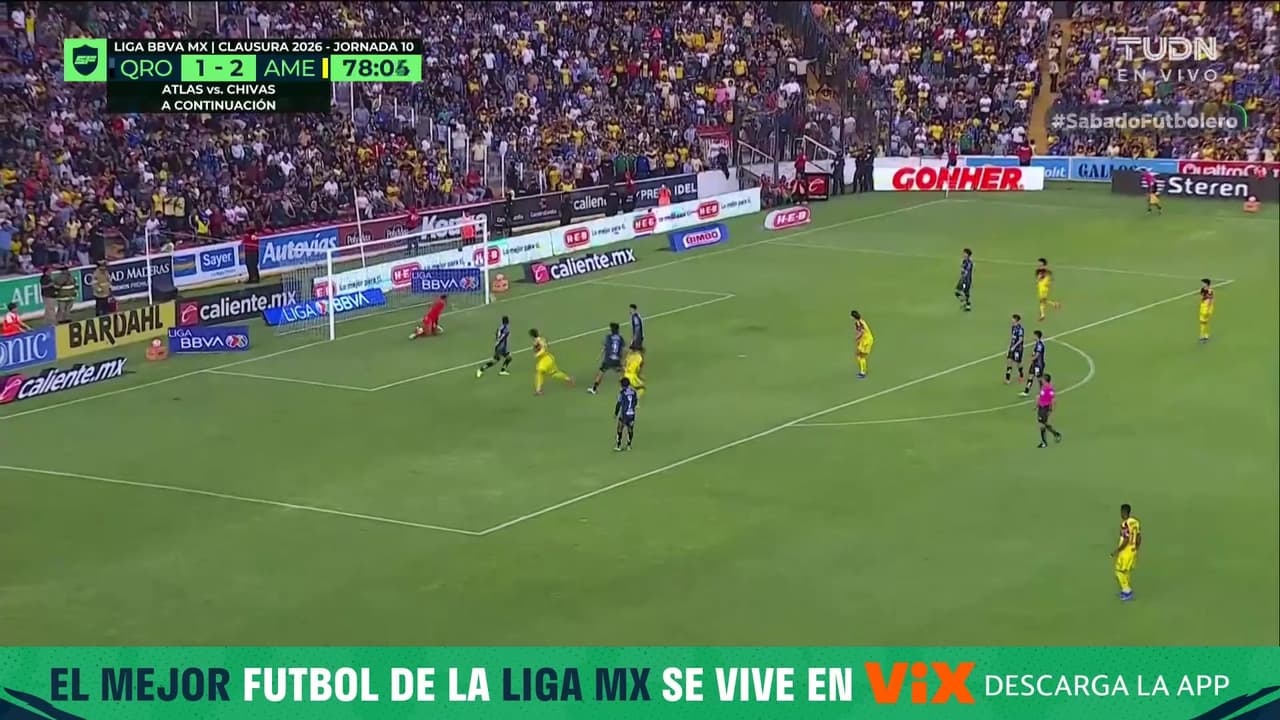 ¡El poste salva a Querétaro! Rayito se quedó a nada de su doblete