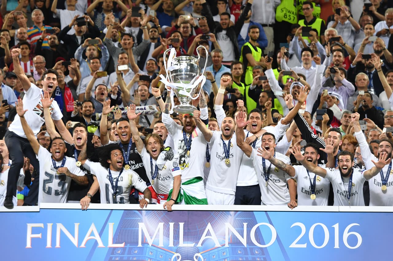 Real Madrid es el máximo campeón de la Champions League con 12 títulos, seis veces más celebraciones que su rival en esta final.