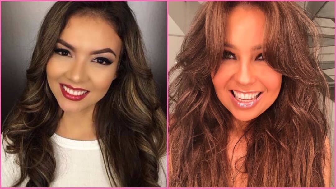 Si ponemos las dos fotos juntas es mucho más fácil ver que Lupita sí tiene rasgos muy parecidos a los de 
<b><a href="http://www.univision.com/temas/thalia">Thalía Sodi.</a></b>