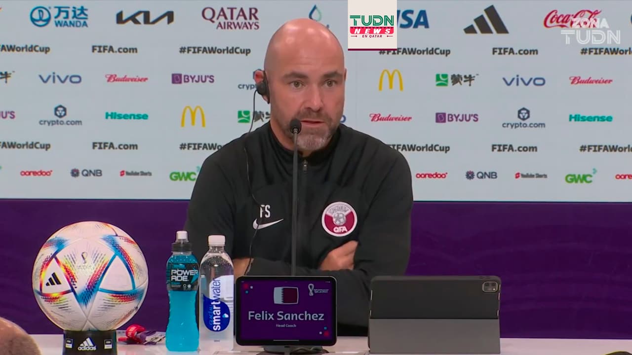 Félix Sánchez confiesa nerviosismo de Catar en su primer partido del Mundial Qatar 2022