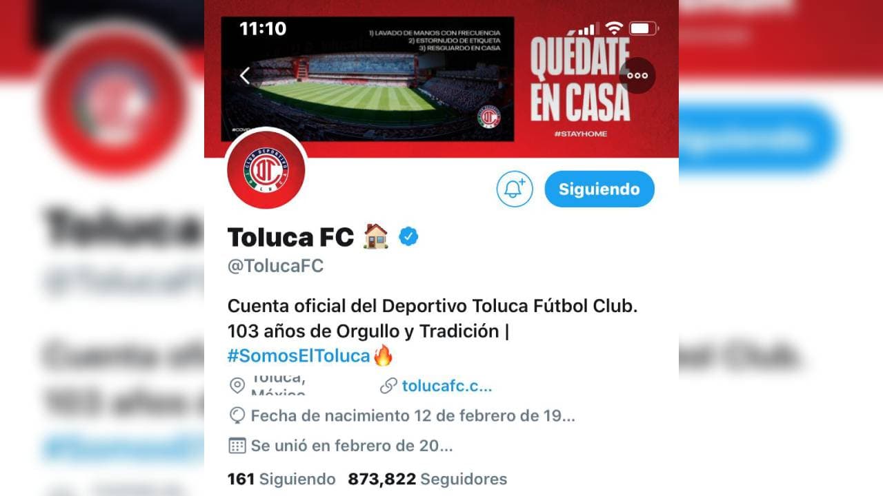 En redes sociales, los clubes de futbol buscan crear consciencia sobre las medidas contingentes.
