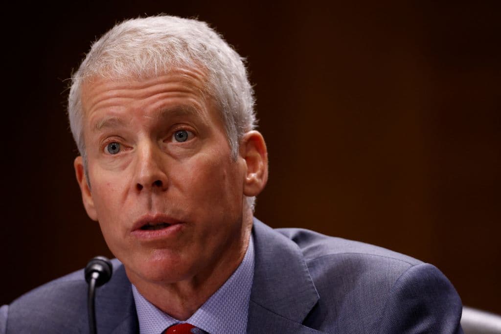 Chris Wright durante su comparescencia frente al Comité de Energía y recursos naturales del Senado, el pasado 15 de enero.