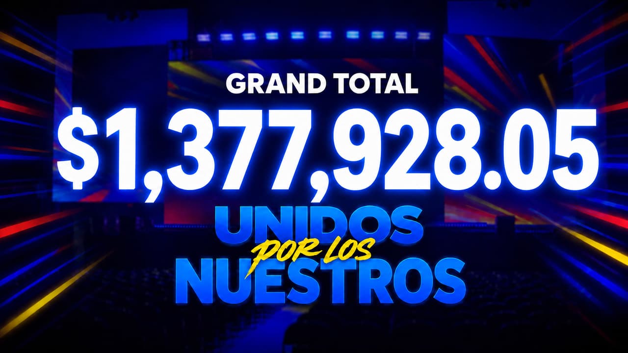 Unidos por los Nuestros recaudación