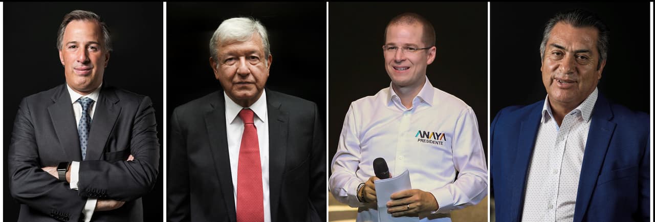 Del 30 de marzo al 27 de junio, es la fecha en que se realizaron las campañas electorales para la Presidencia de México, las más costosas y las más mediáticas de la historia de ese país. Son cuatro los candidatos en la contienda, cada uno con ideogías y formas de hacer política distintas, una competencia reñida que tendrá finalmente a su ganador el próximo 1 de julio. 
<br>
<br>En materia de su transporte, cada candidato tuvo su sello distintivo, momentos y preferencias bien marcadas, algunas de las cuales fueron replicadas por los demás.