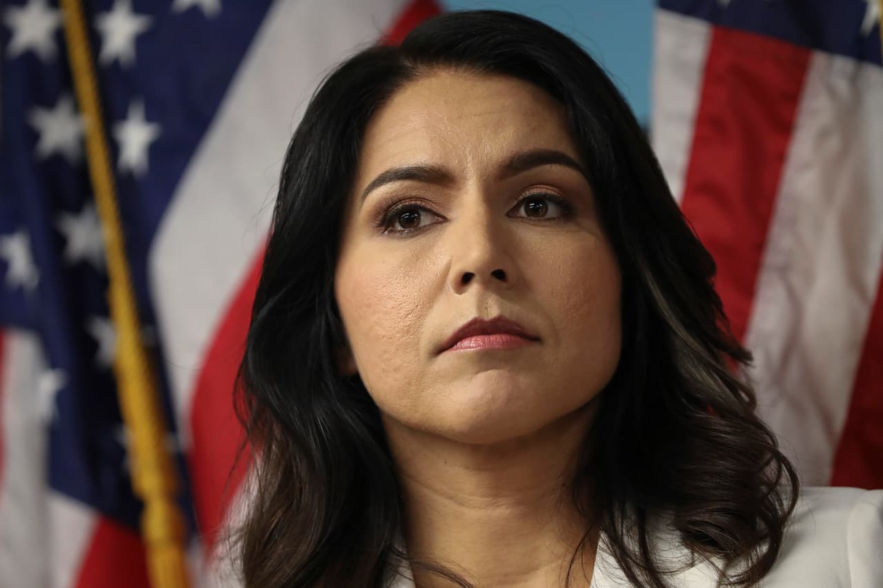 <b>TULSI GABBARD, representante federal por Hawaii</b>. Gabbard es una veterana de la Guerra de Iraq y ha sido crítica incluso de su propio partido. En 2016 apoyó la precandidatura de Bernie Sanders y entre sus propuestas destaca el incremento a 15 dólares por hora del salario mínimo, ha participado en la creación de un proyecto de ley que volvería gratuita la educación universitaria para estudiantes de familias de bajos ingresos y, otro, que incentivaría a negocios que ayudaran a pagar los préstamos estudiantiles a sus empleados. Gabbard apoya un Medicare-for-all y, en inmigración, ella está en contra de construir un muro fronterizo e incrementar el presupuesto de la seguridad en la frontera.