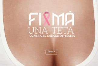 “Firma una teta”, la campaña contra el cáncer de mama que revoluciona las redes sociales
