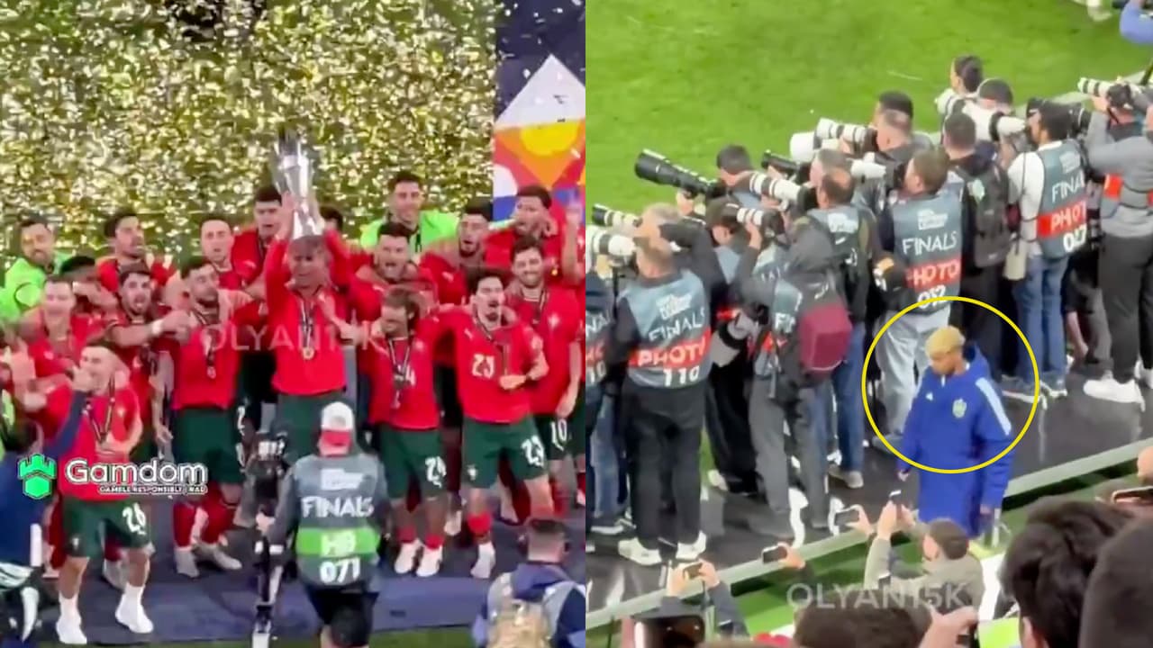 El polémico gesto de Lamine Yamal tras perder la final ante Portugal 