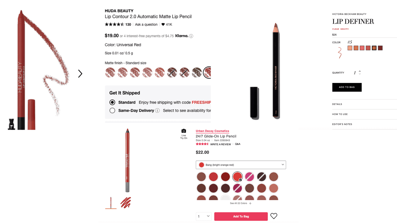 Delineadores para labios