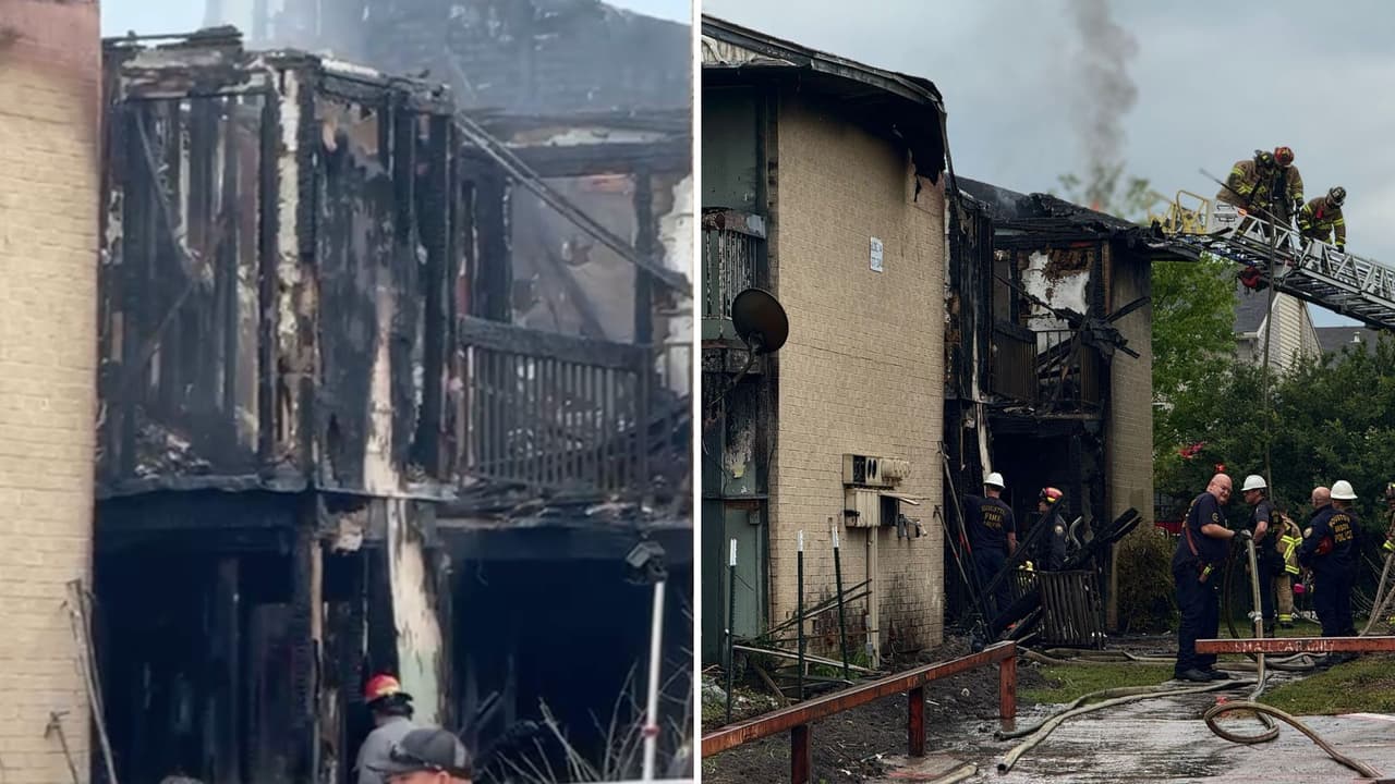 "Ahí vivía, ya se quemó todo": Incendio en apartamentos de Houston deja 16 viviendas afectadas