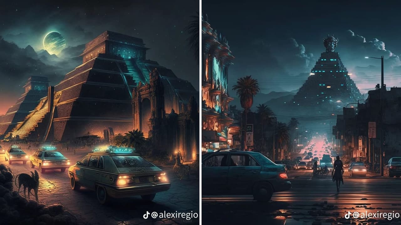 Así se vería México si no hubiera sido conquistado por los españoles, según inteligencia artificial