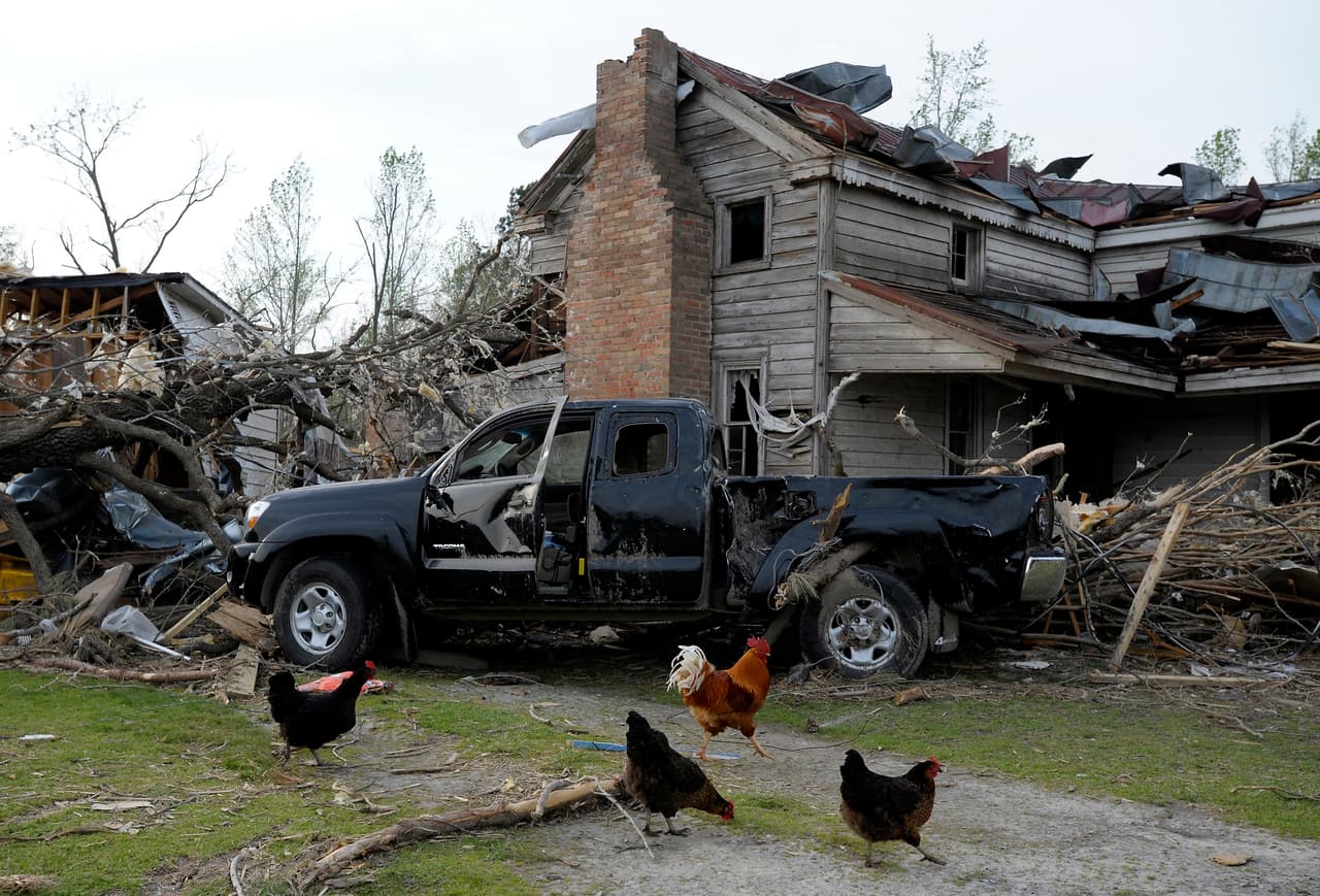 El fenómeno de hace 10 años fue el peor en la historia de Carolina del Norte por la cantidad de tornados.
