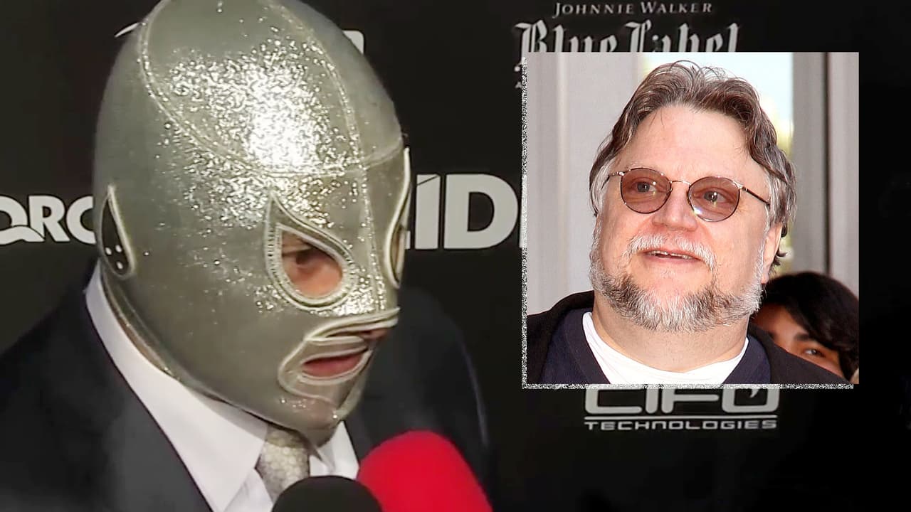 El Hijo del Santo aclara si está molesto con Guillermo del Toro por mostrar una foto de su padre sin la máscara