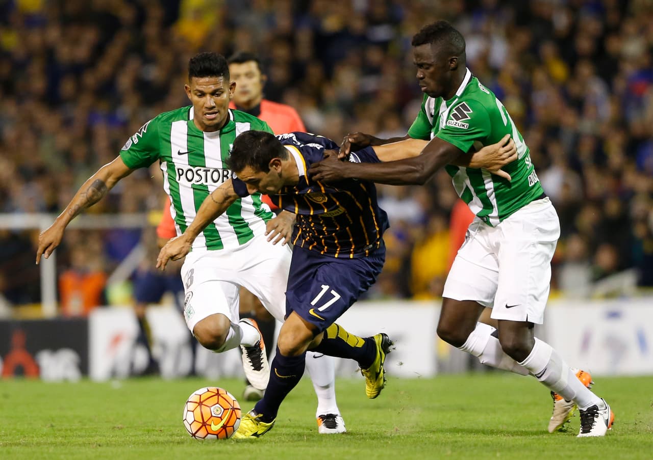 Atlético Nacional perdió el invicto ante Rosario Central en la ida de cuartos de final