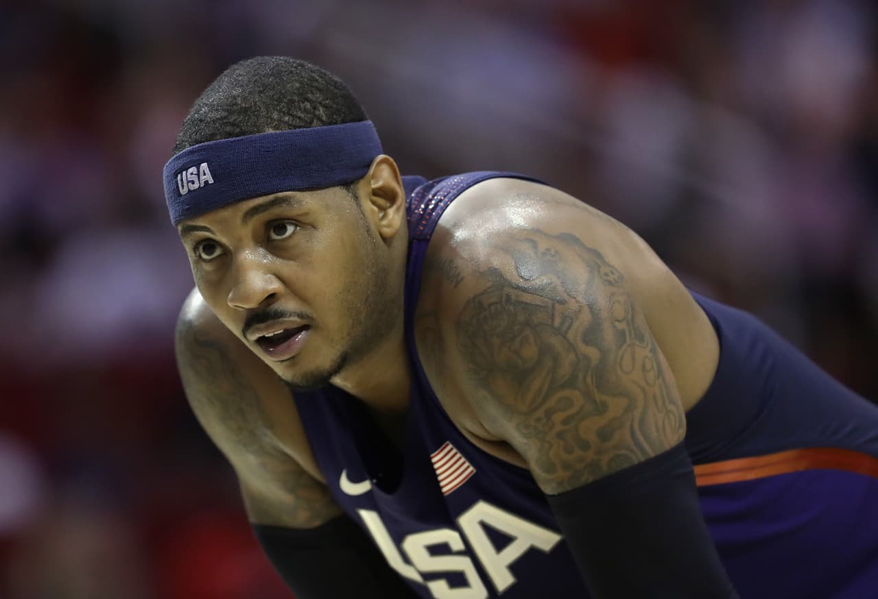 El estadounidense 
<b>Carmelo Anthony</b> se encuentra en cuarta posición.