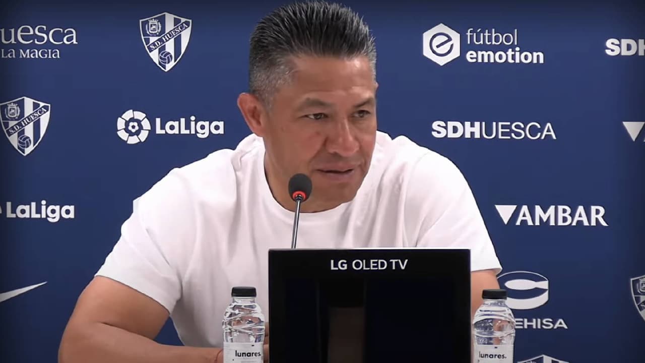 Ignacio Ambriz no se espanta con el momento del Huesca