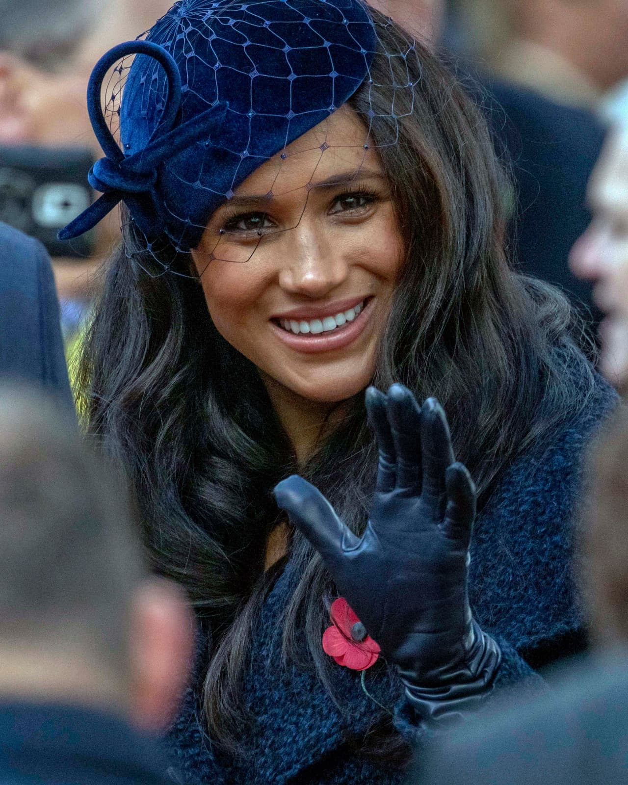 Y en ese momento se percató que la mujer que tomaba la fotografía era la duquesa de Sussex, Meghan Markle.