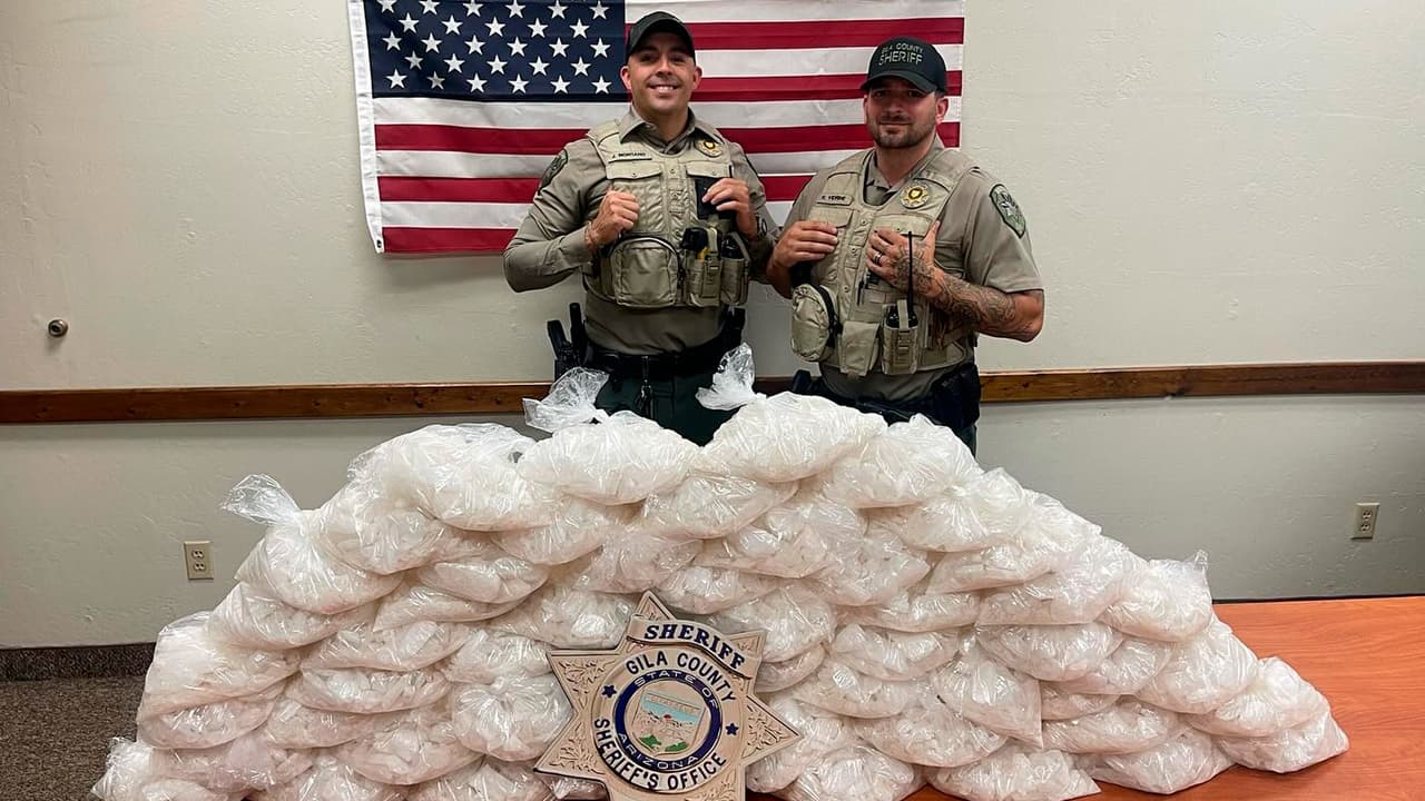 Decomisan más de 110 libras de metanfetamina en el condado de Gila