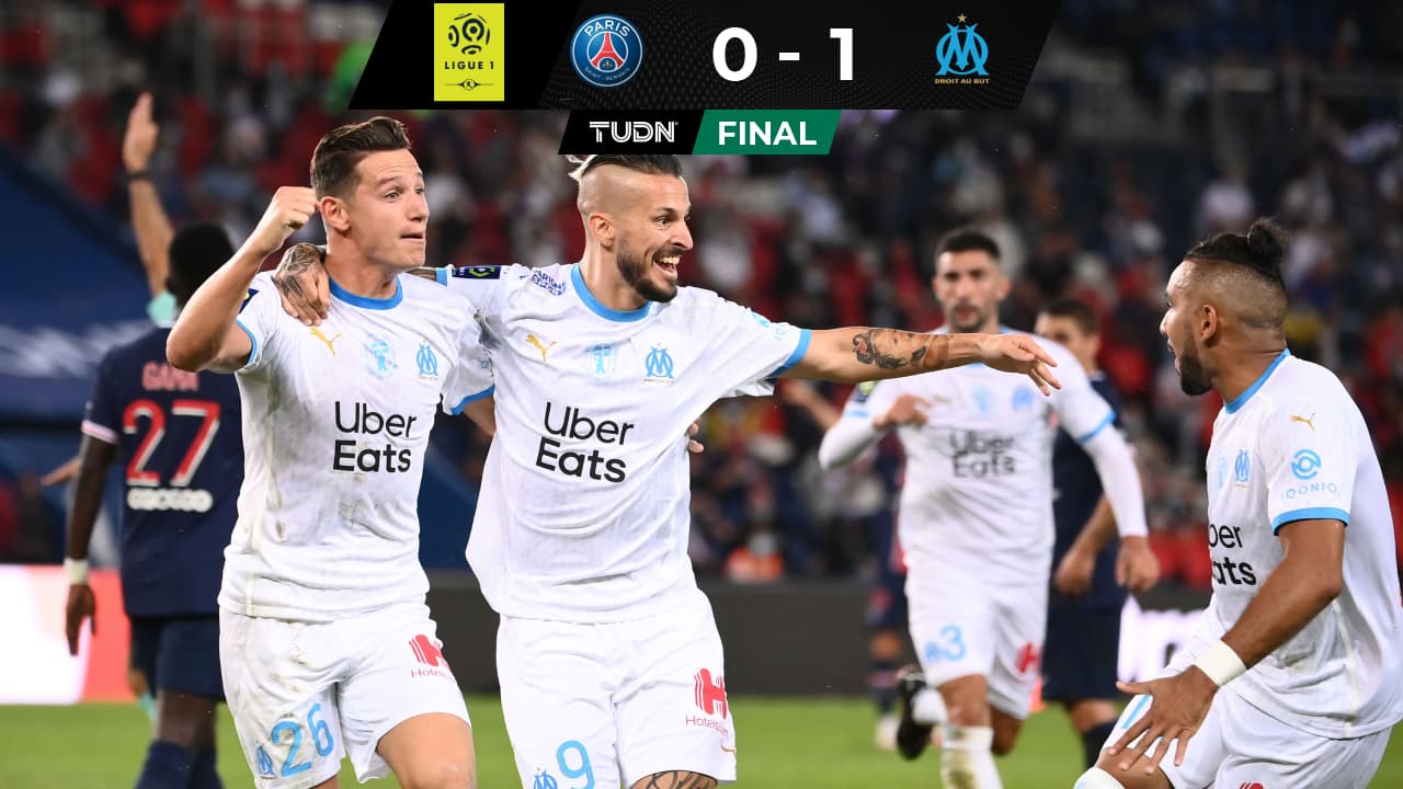 Candente Clásico de Francia entre PSG y Marsella en París.