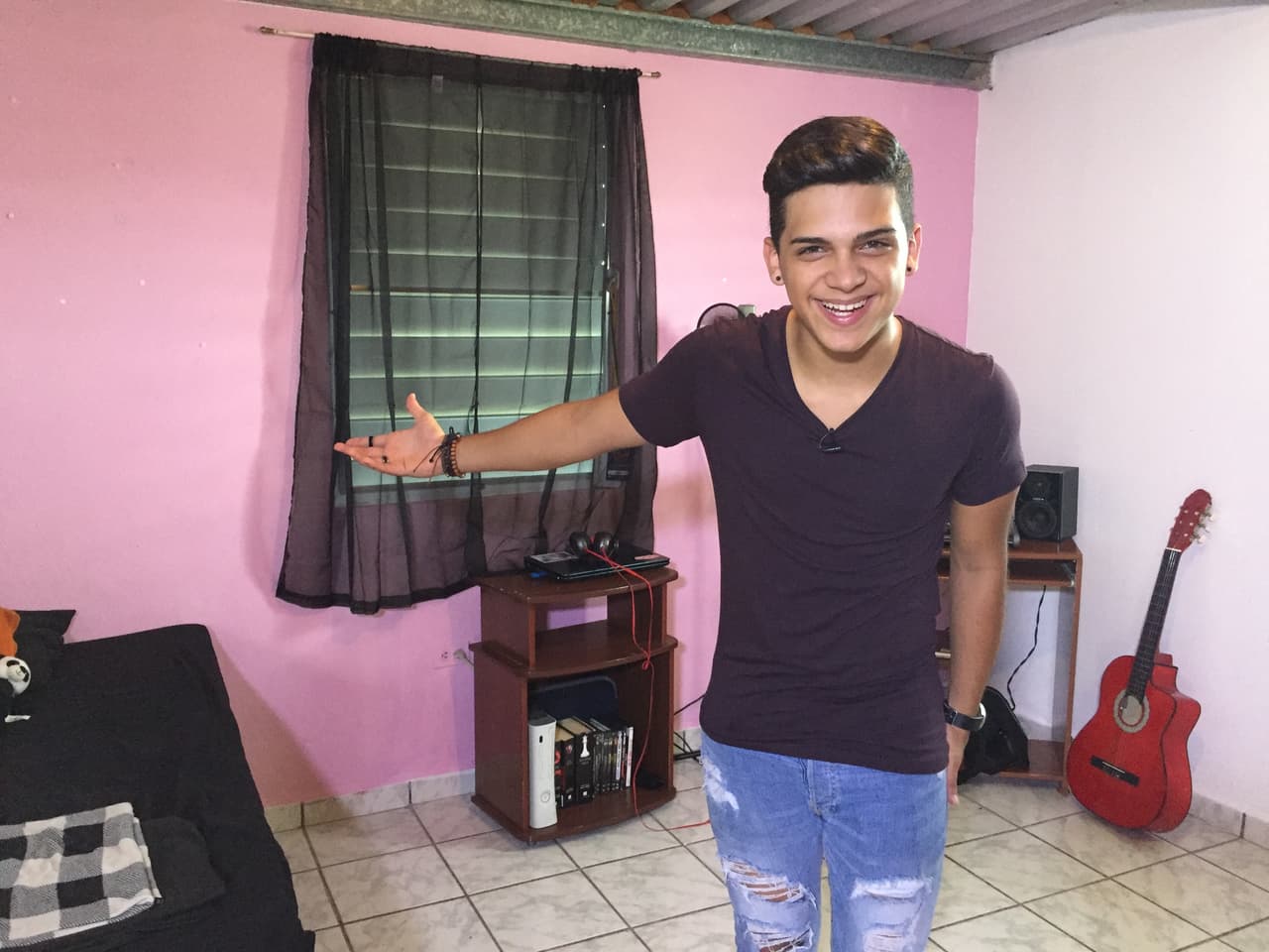 Y sin pensarla dos veces nos invitó a su cuarto.