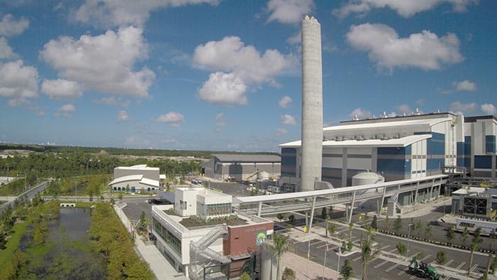 Florida's $672 million Palm Beach Renewable Energy Facility (REF#2) which opened in 2015 is the largest single WTE electricity generator in the United States.