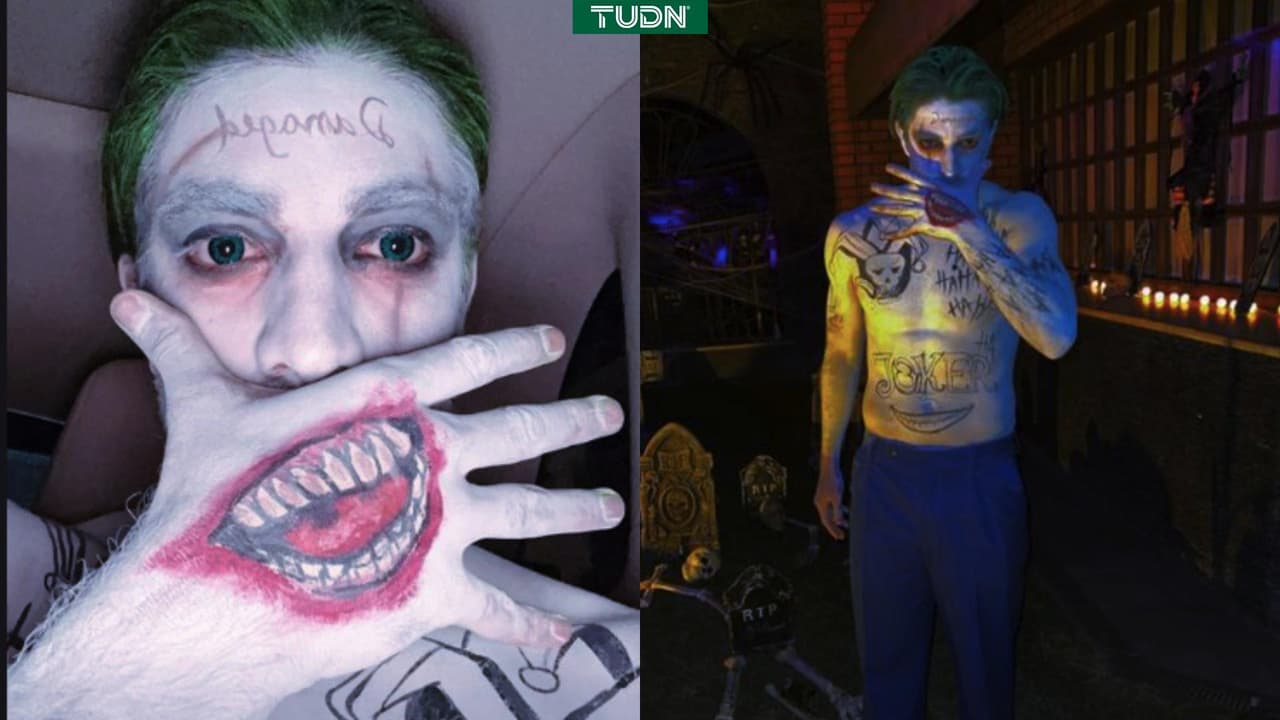 Rodolfo Pizarro y su increíble personificación del 'Joker' para Halloween