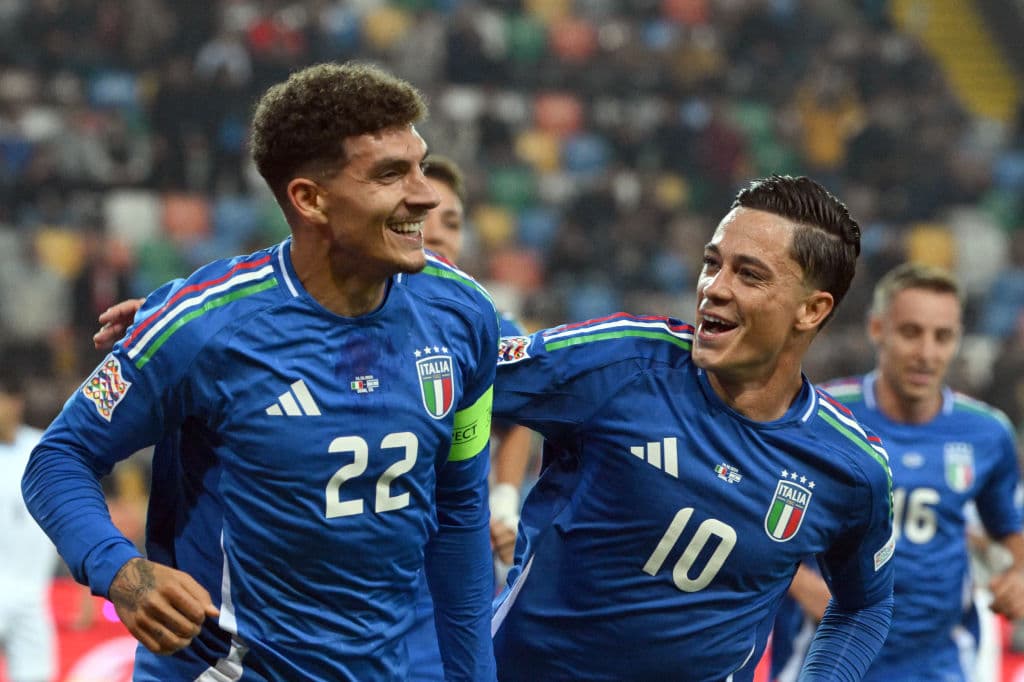 Italia golea a Israel y sigue líder de su grupo en la UEFA Nations League