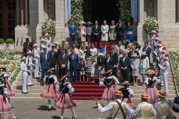 Los principitos de Mónaco fueron bautizados.