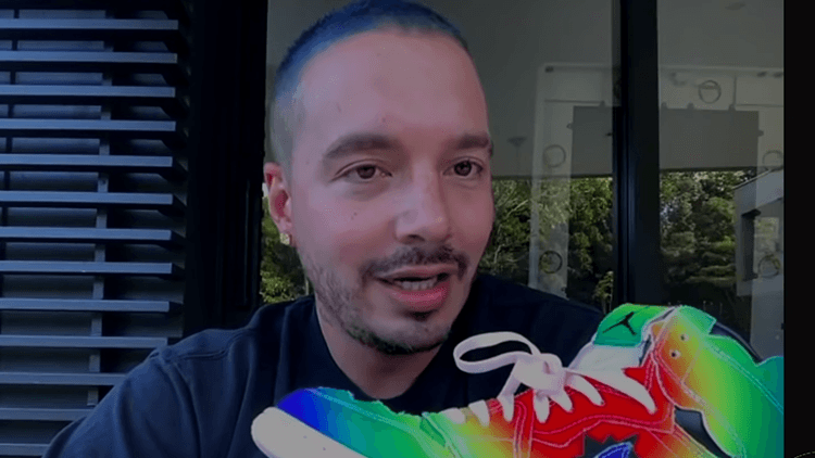 J Balvin explains how COVID-19 affected him and also the meaning behind the design of his new Jordans