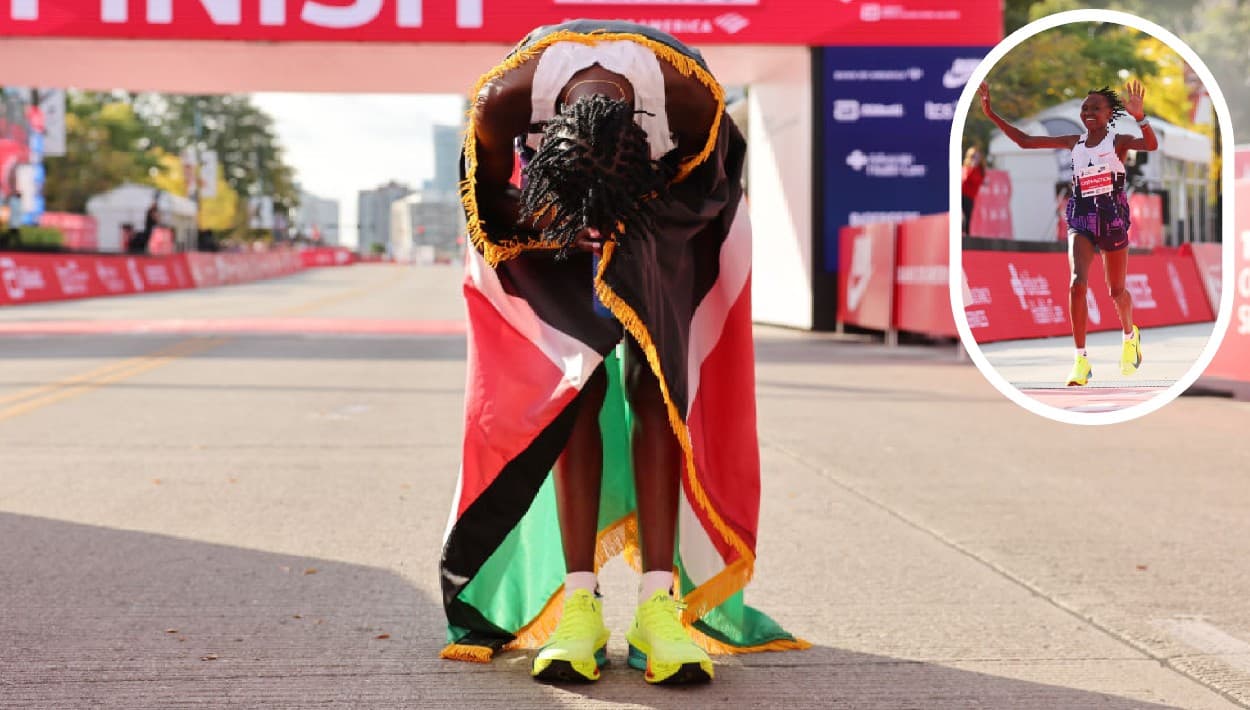 Triunfo histórico de una mujer en el Maratón de Chicago pone fin a un mito que se extendió 45 años