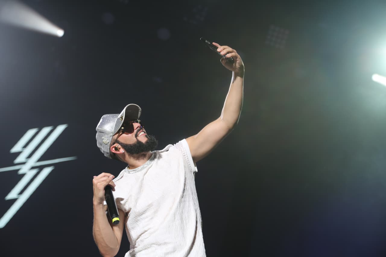 <b>Yandel</b> compartió con los fanáticos.