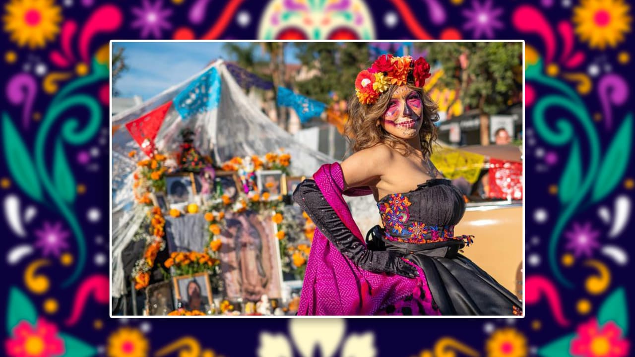 <b>4. Santa Ana Día de los Muertos Festival</b>
<br> • Fecha: 2 de noviembre de 2024
<br> • Horario: 12:00 p.m. - 9:00 p.m.
<br> • Dirección: 4th Street between Ross y Birch, Santa Ana
<br> • Celebración en el centro de Santa Ana con altares, música en vivo, y actividades culturales para toda la familia.