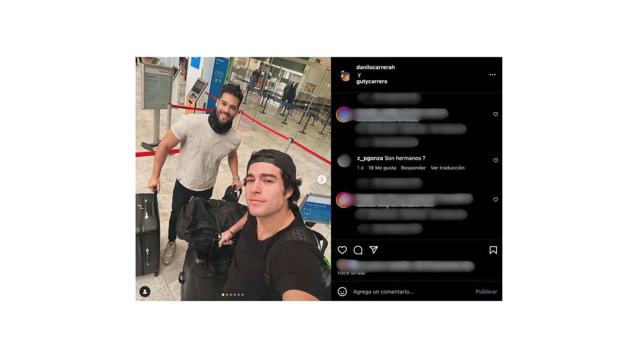 Guty es primo de Danilo Carrera: su parecido físico es impresionante.