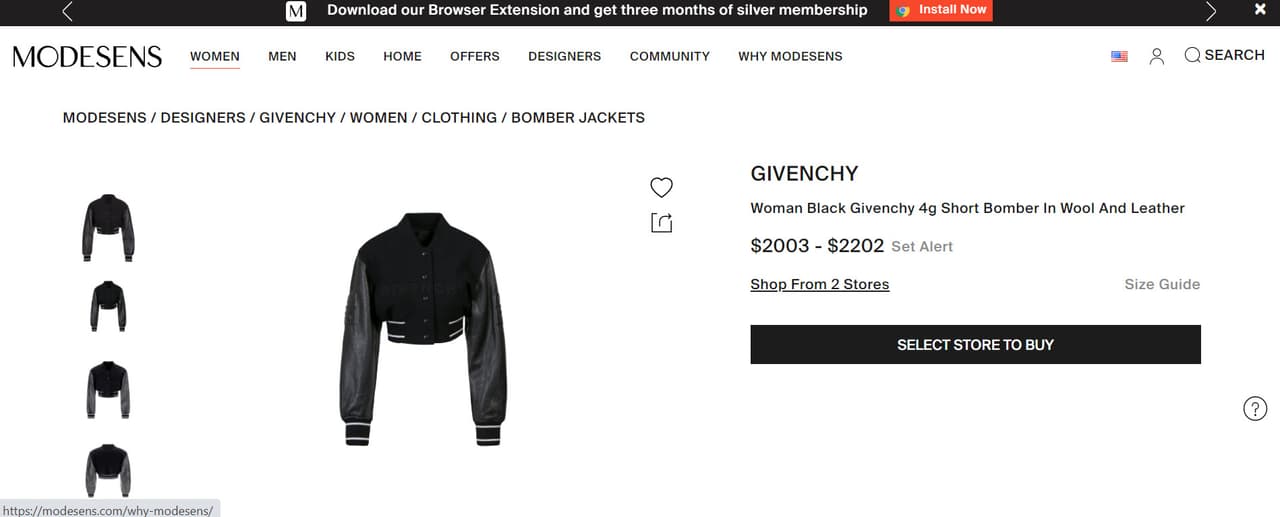 Esa es una pieza cuyo 
<b>precio oscila entre los 2,000 a 2,200 dólares</b>, según el sitio ModeSens.