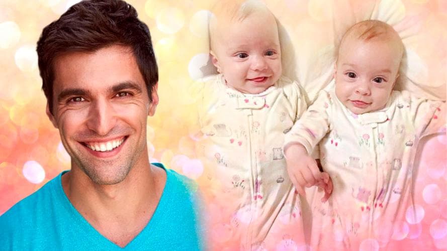 Osvaldo de León envía cariñoso mensaje de cumpleaños a sus gemelas