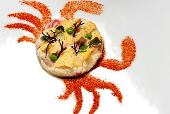 Desde el segundo lugar Osteria Francescana Modena en Italia, una probadita de sus platillos.