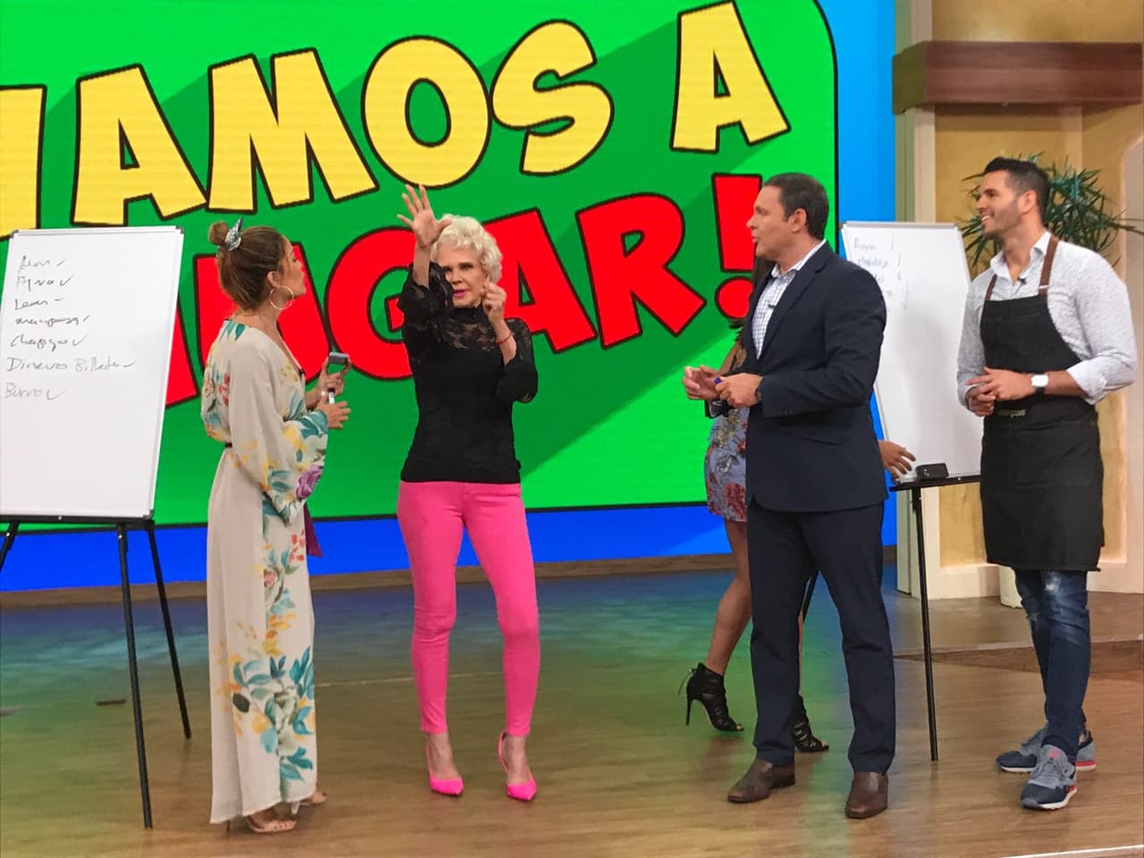 Aunque Chary estaba un poquito nerviosa al final se divirtió en grande.