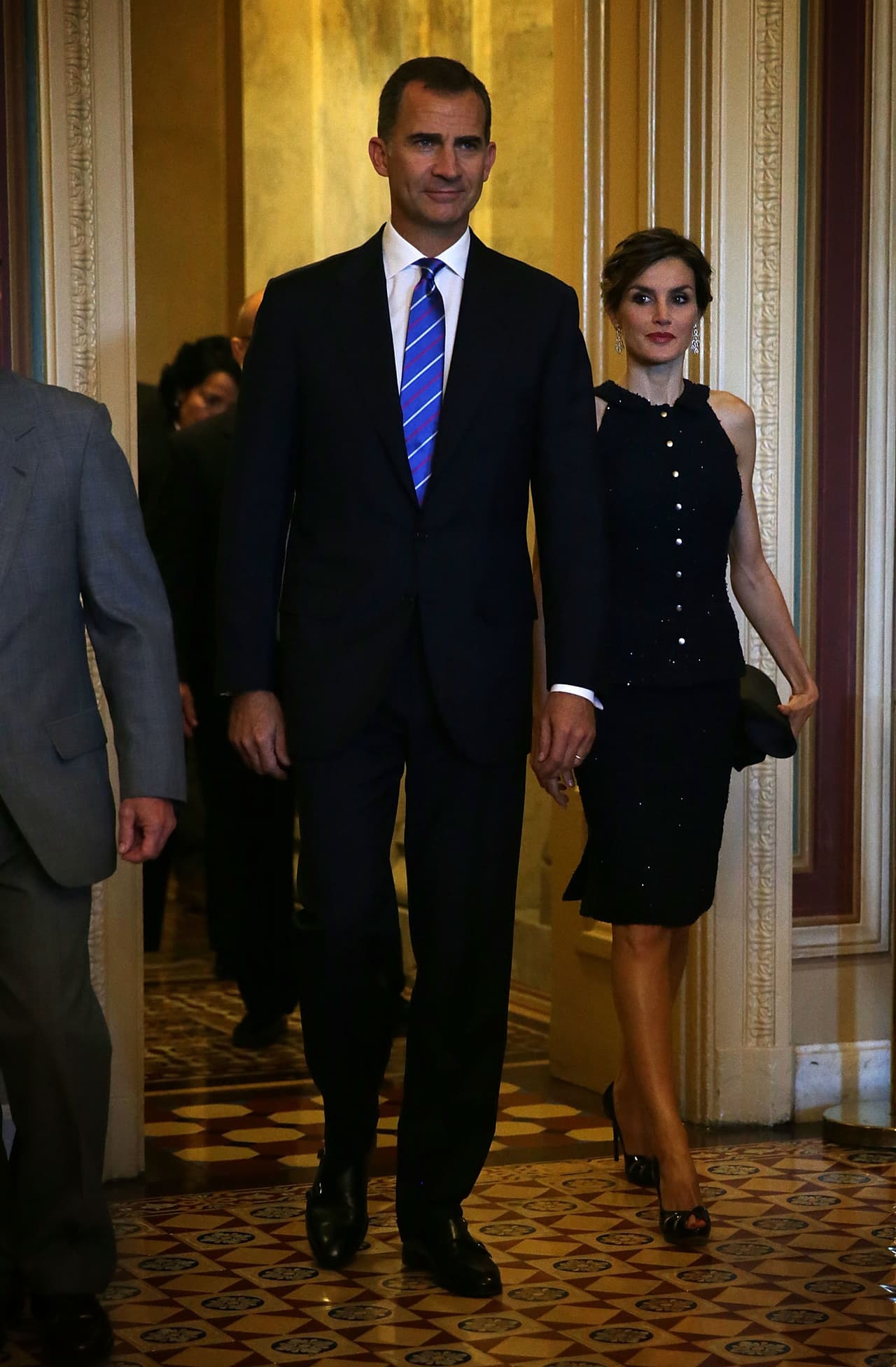 El rey Felipe VI y la reina Letizia atendieron un compromiso más durante su visita oficial a Estados Unidos.