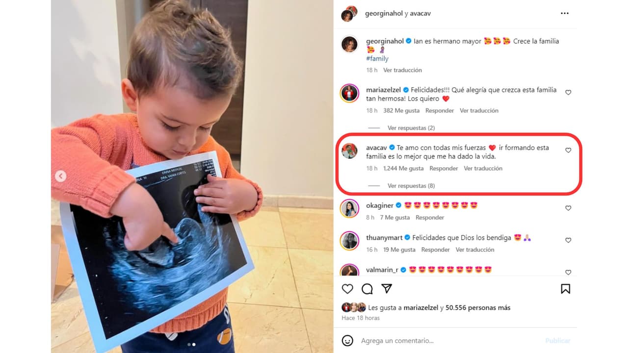 Así anunció Gina Holguín su segundo embarazo.