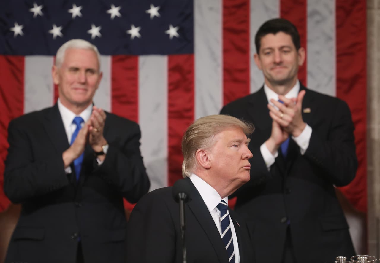 Cómo seguir el primer discurso del Estado de la Unión de Donald Trump