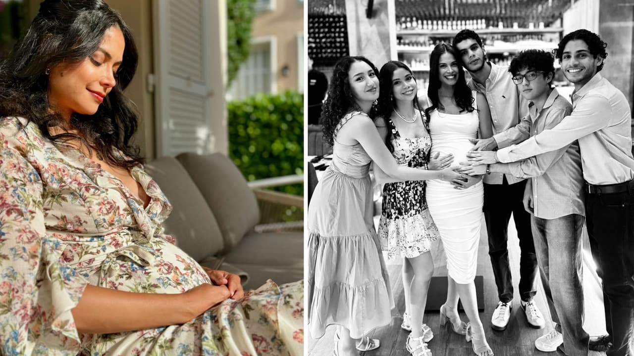 Johanna Curé mostró su embarazo.