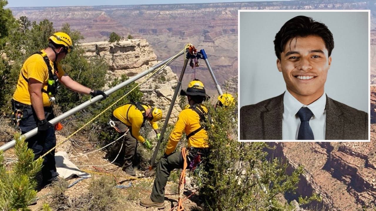 Estudiante de 20 años de Carolina del Norte murió al caer 400 pies desde el borde del Gran Cañón