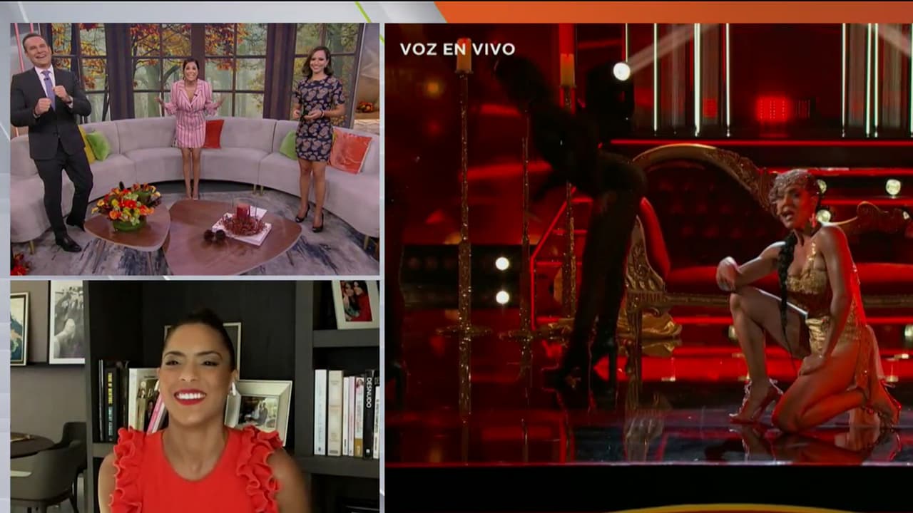 Además de las reacciones que provocó en redes sociales, los piropos y felicitaciones en el matutino de Univision no se hicieron esperar. Alan, Karla y Satcha nunca han dudado del talento de su compañera, pero les encantó verla en acción.