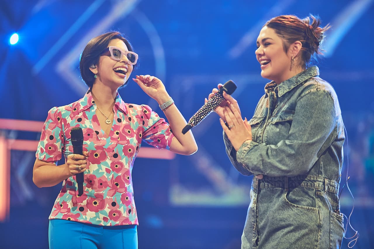 Premio Lo Nuestro 2024: Ángela Aguilar y Yuridia en el segundo día de ensayos.
