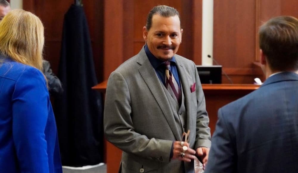 Johnny Depp en su juicio contra Amber Heard