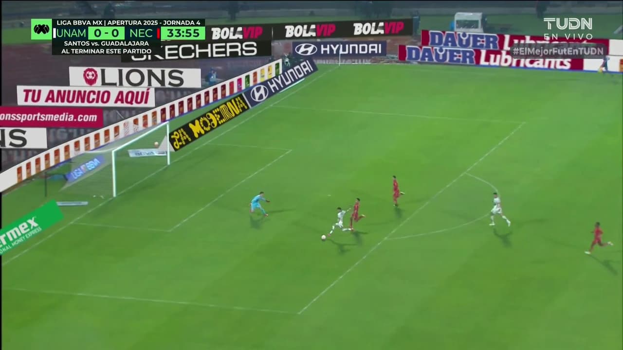 ¡Oso de Ruvalcaba! El felino se pierde un mano a mano para el 1-0