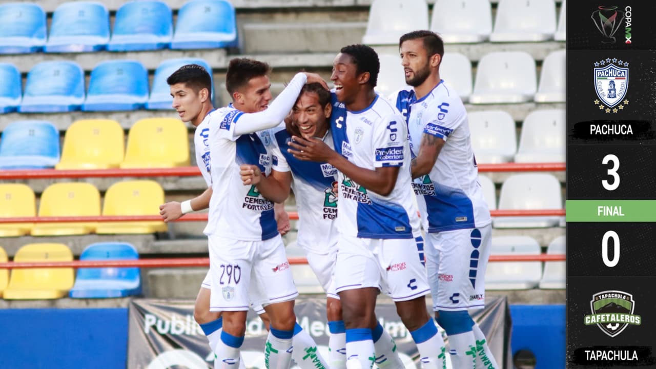 ¿Doblete? No, triplete de Ulloa y Pachuca parece sellar la llave ante Cafetaleros