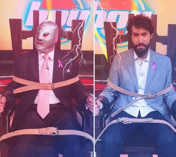 Nuestros invitados no se salvaron de las redes de la silla eléctrica.